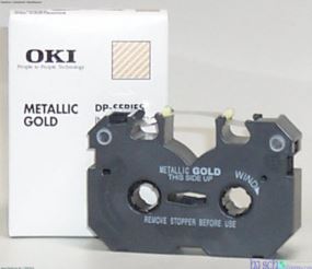 Ribbon, refill, metallic gold für OKI-Drucker (K8)